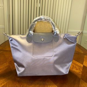 NWOT Longchamp Le Pliage Neo Medium Shoulder Bag Taupe